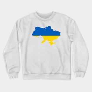 Ukrainian Map Crewneck Sweatshirt